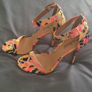 Anne Michelle Multicolored Heels